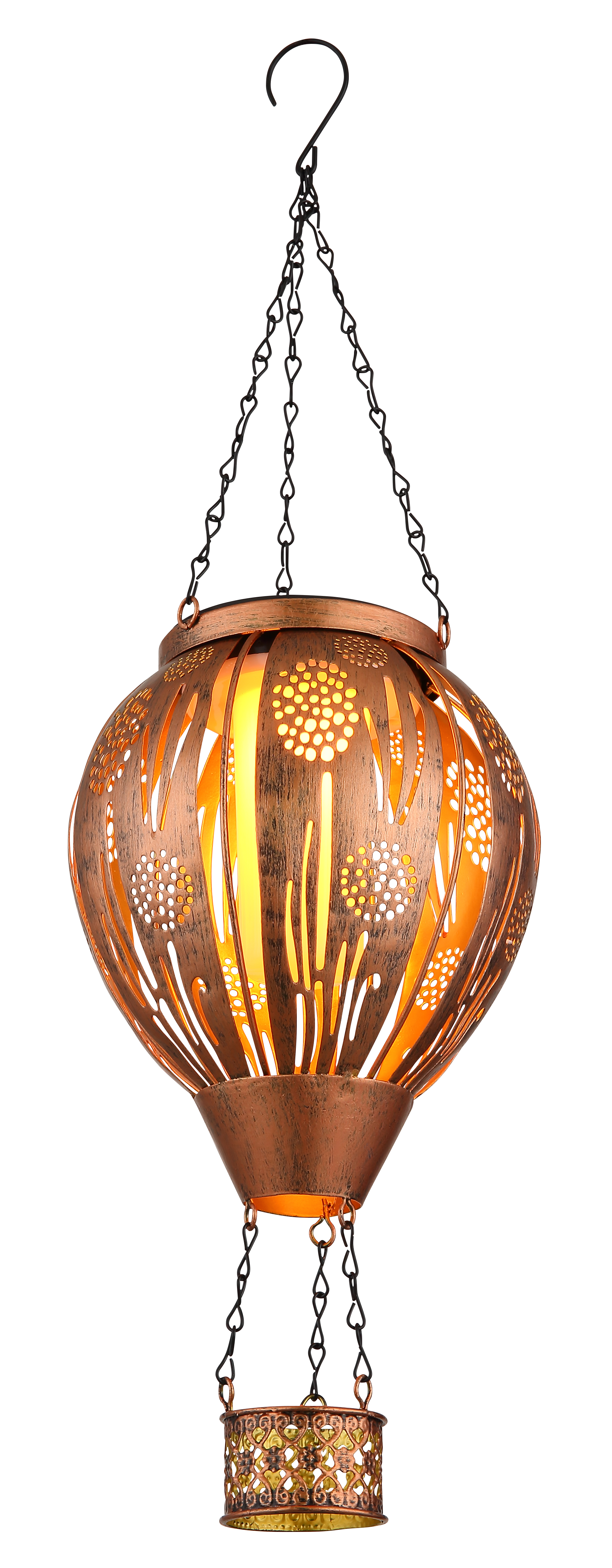 Globo Lighting Solar lámpara solar colgante 1x0.02 W cobre 36140