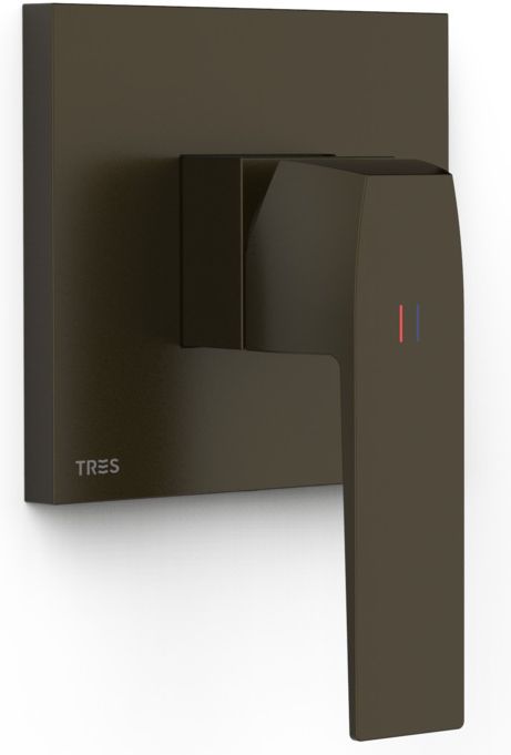 Tres Selection grifo para ducha empotrado negro 20227810KMB