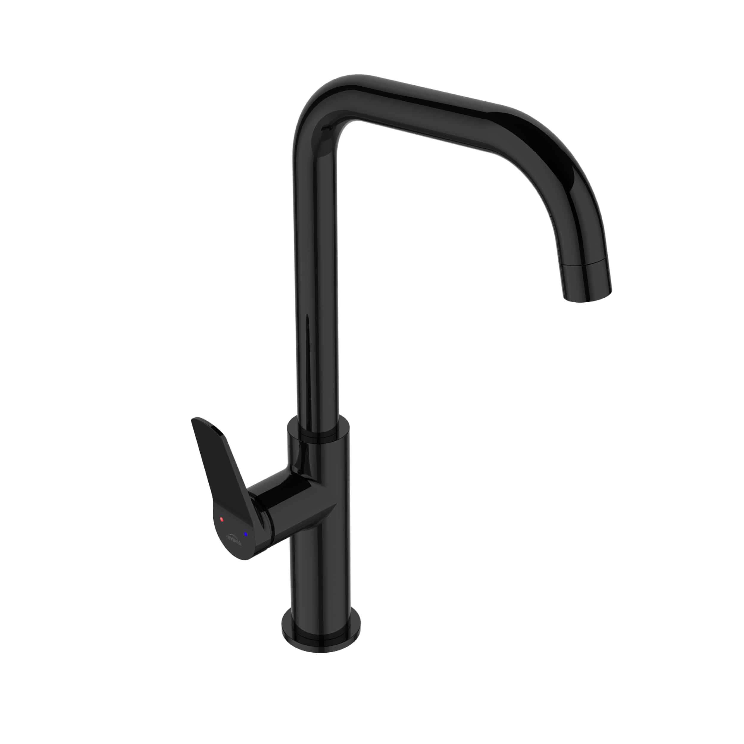 Invena Alonia grifo de cocina de pie negro BZ-70-004