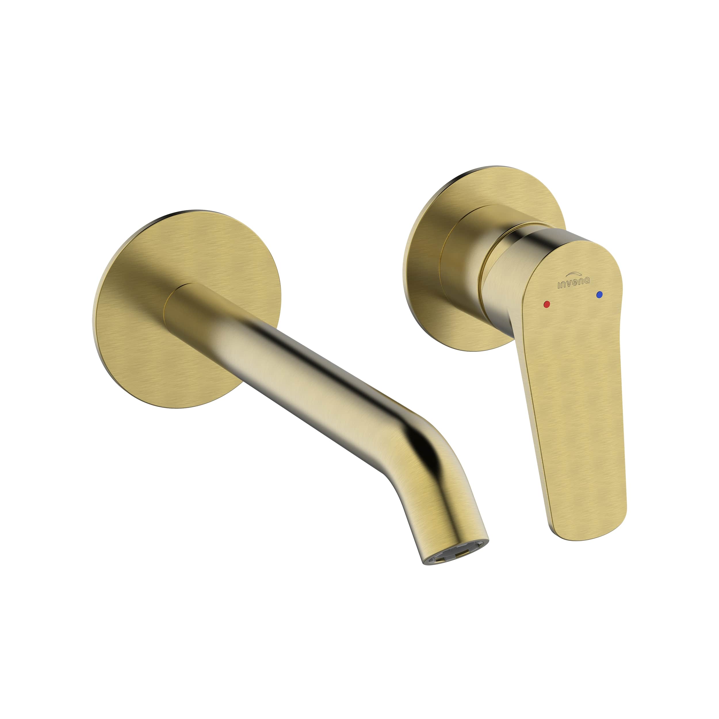 Invena Alonia grifo para lavabo empotrado oro BP-70-U09