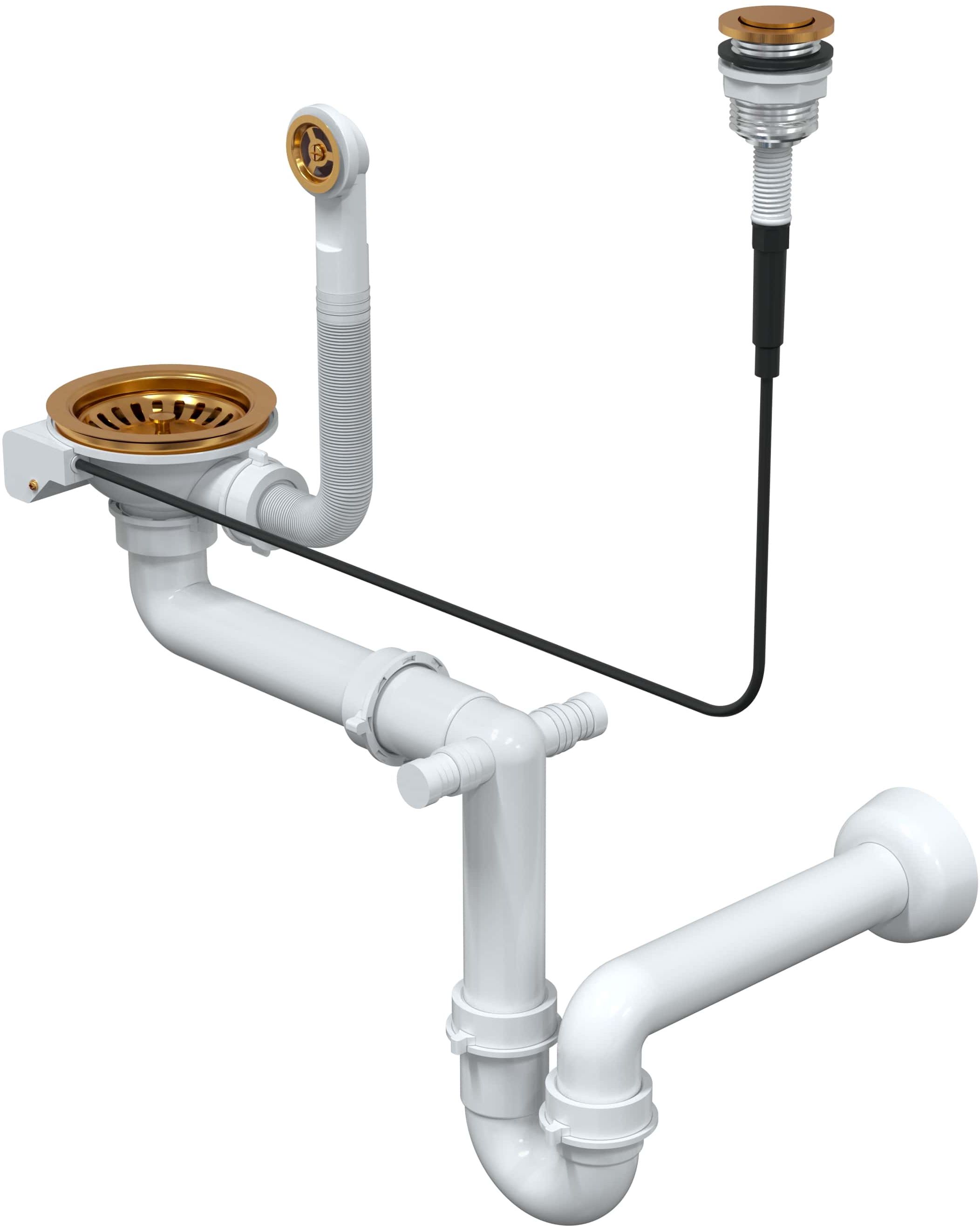 Quadron Save Space desagüe para fregadero OP1SSG6