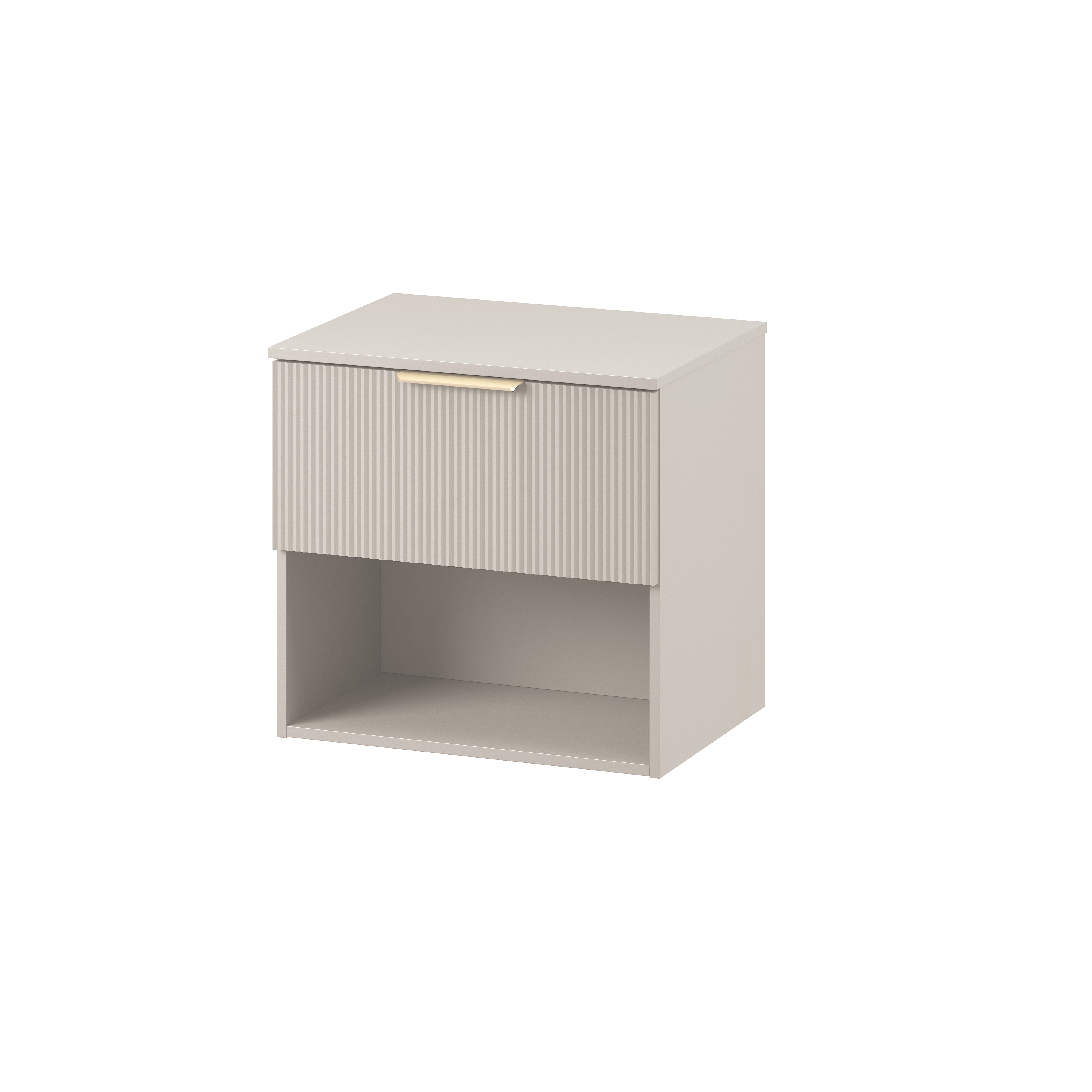 Cersanit Navado armario con encimera 60x45x56.7 cm suspendido, para lavabo capuchino-beige S1023-002