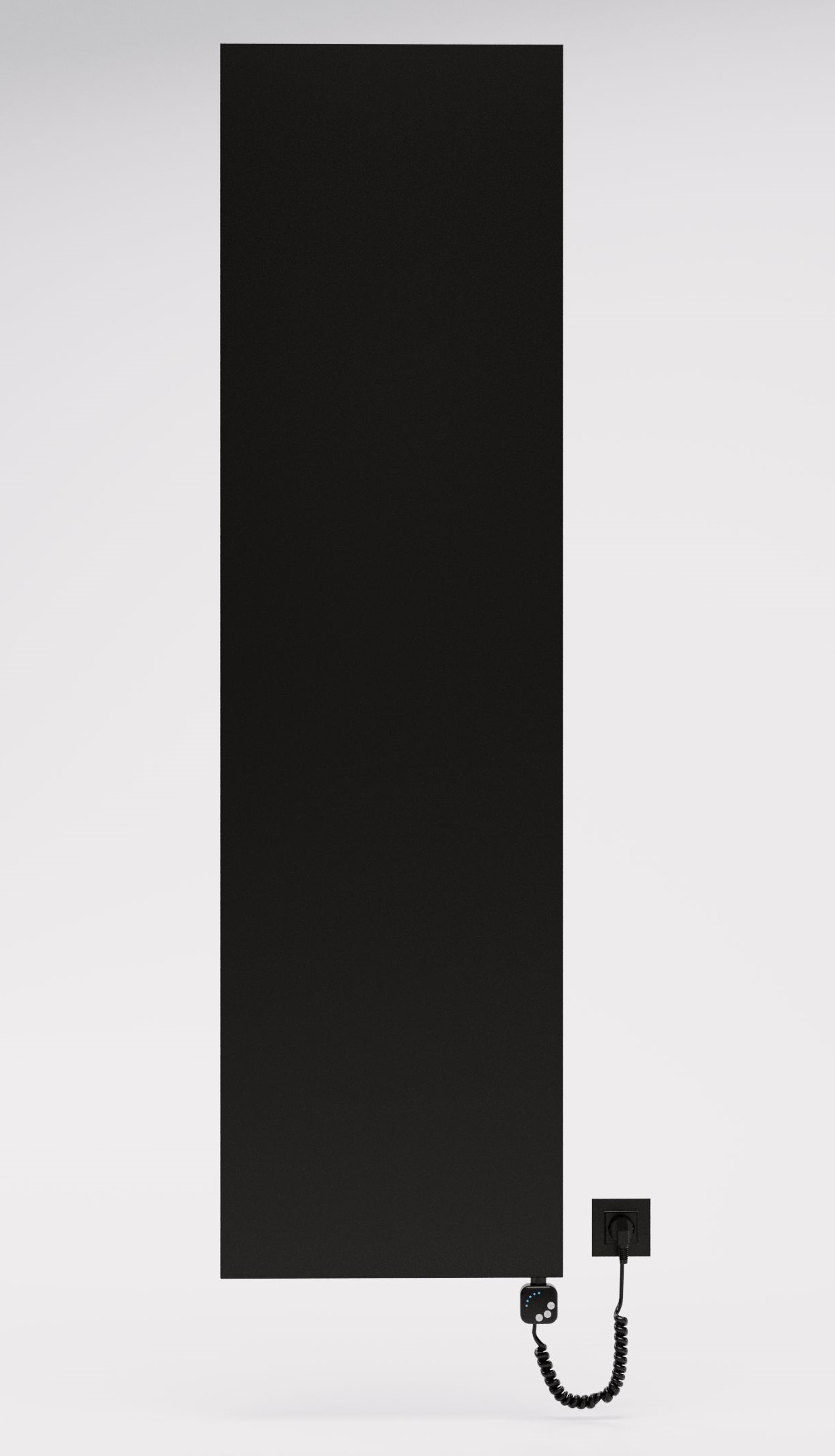 Luxrad V-line Elektro radiador eléctrico 150x50 cm negro VLI15005009005MATERG