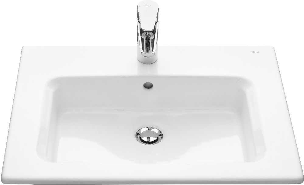 Roca Gap lavabo 60x46 cm rectangular para mueble blanco A3279A8000
