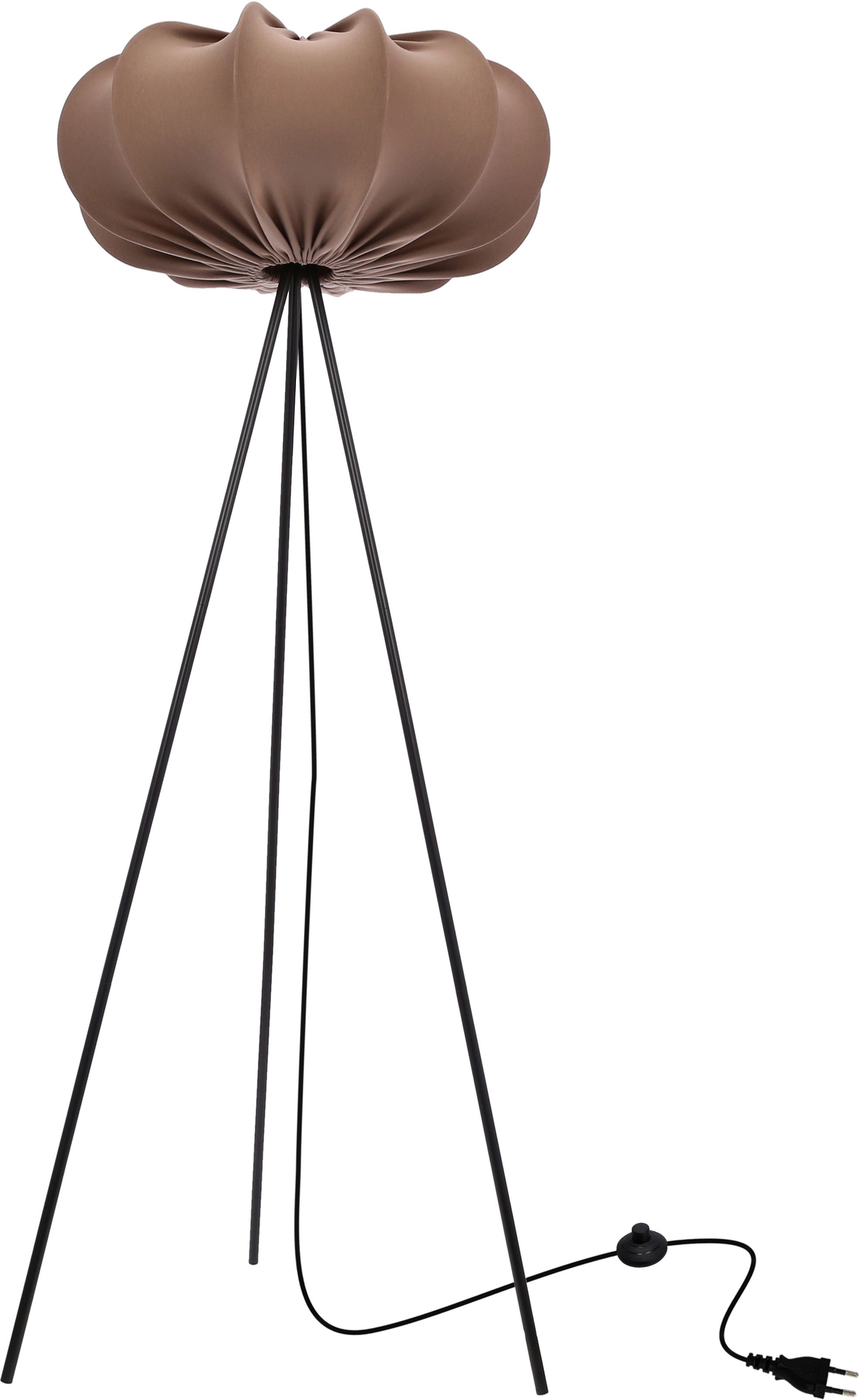 Candellux Cafee lámpara de pie 1x40 W negro-marrón 51-42026