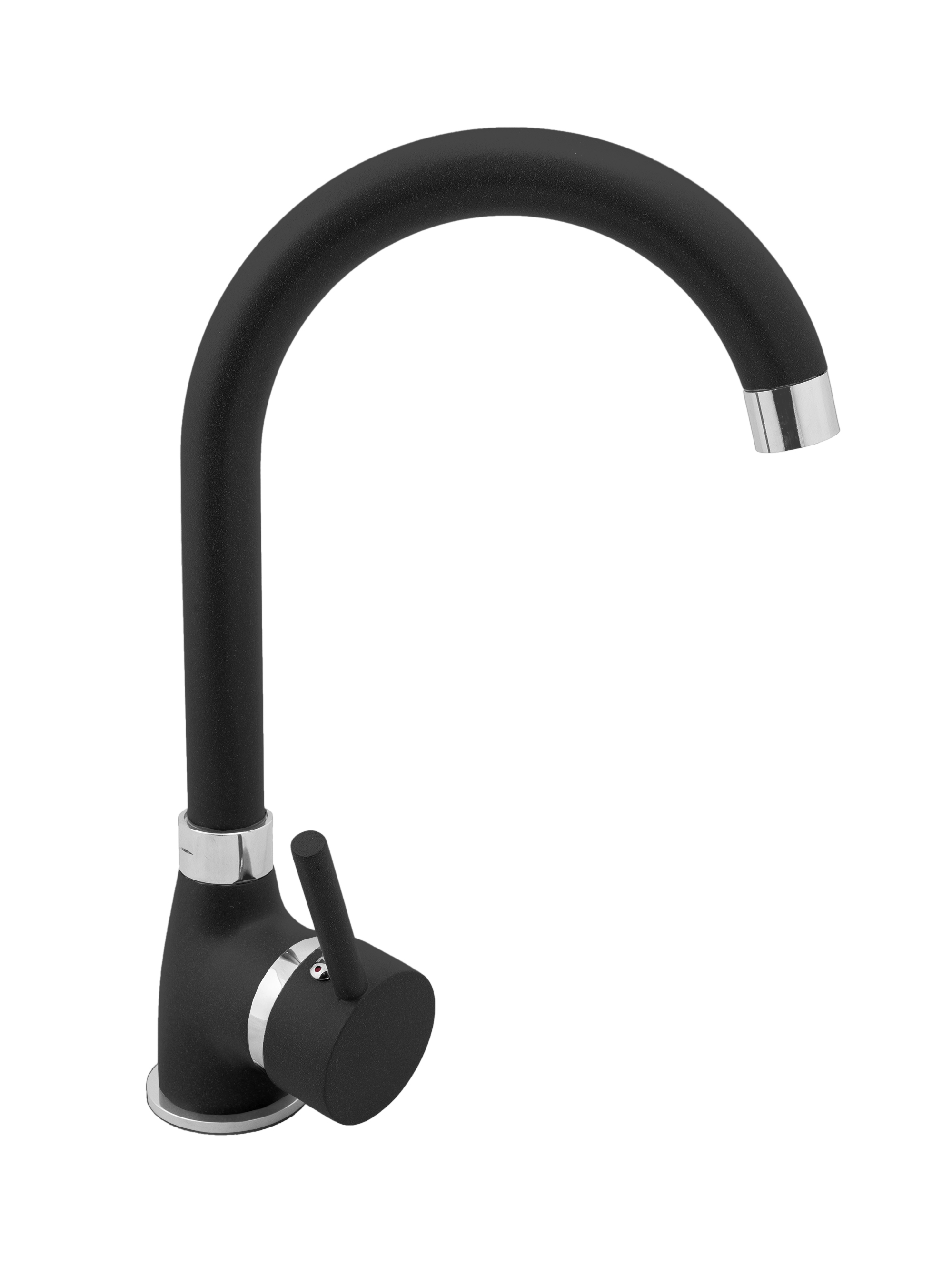 Pyramis Bello grifo de cocina de pie negro 090935601