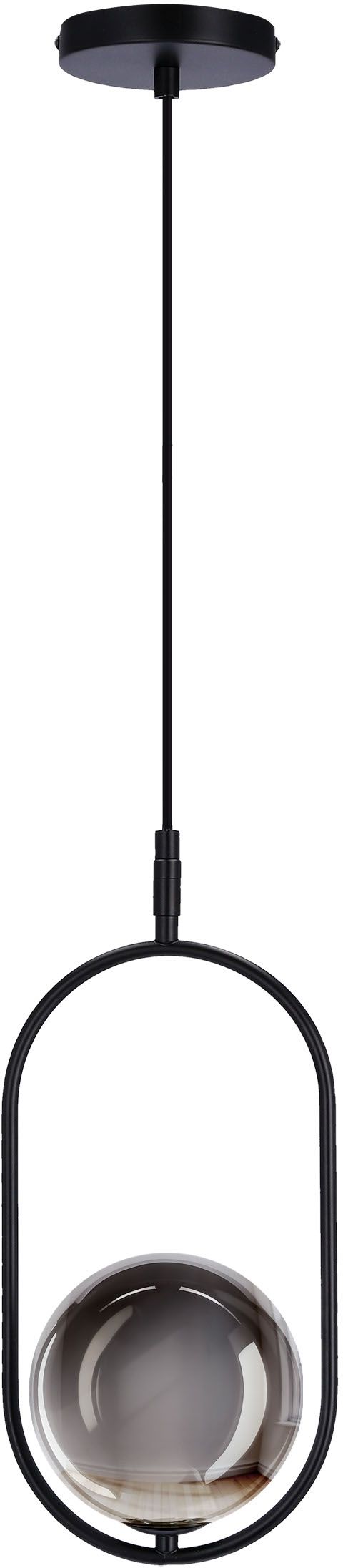 Candellux Cordel lámpara colgante 1x28 W grafito 31-44068