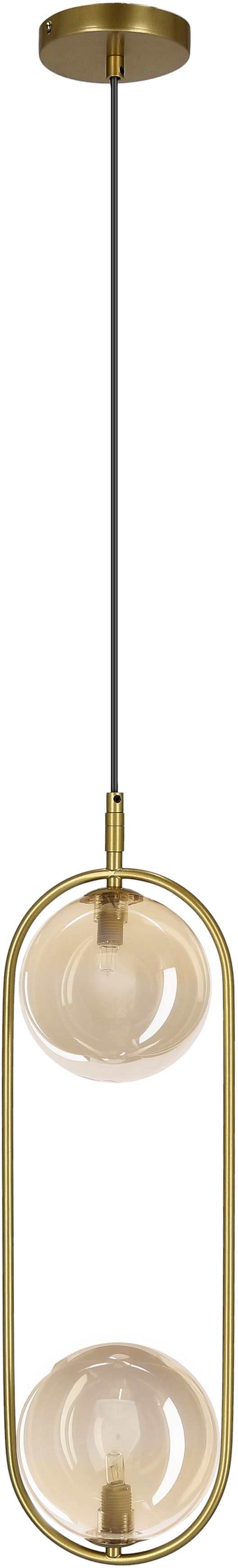 Candellux Cordel lámpara colgante 2x28 W latón 32-44105