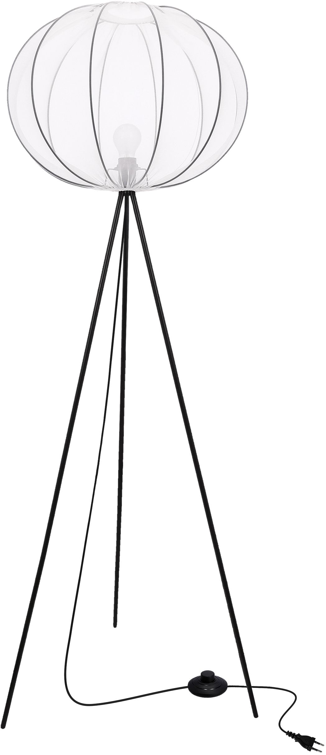 Candellux Mellow lámpara de pie 1x40 W blanco-negro 51-40879