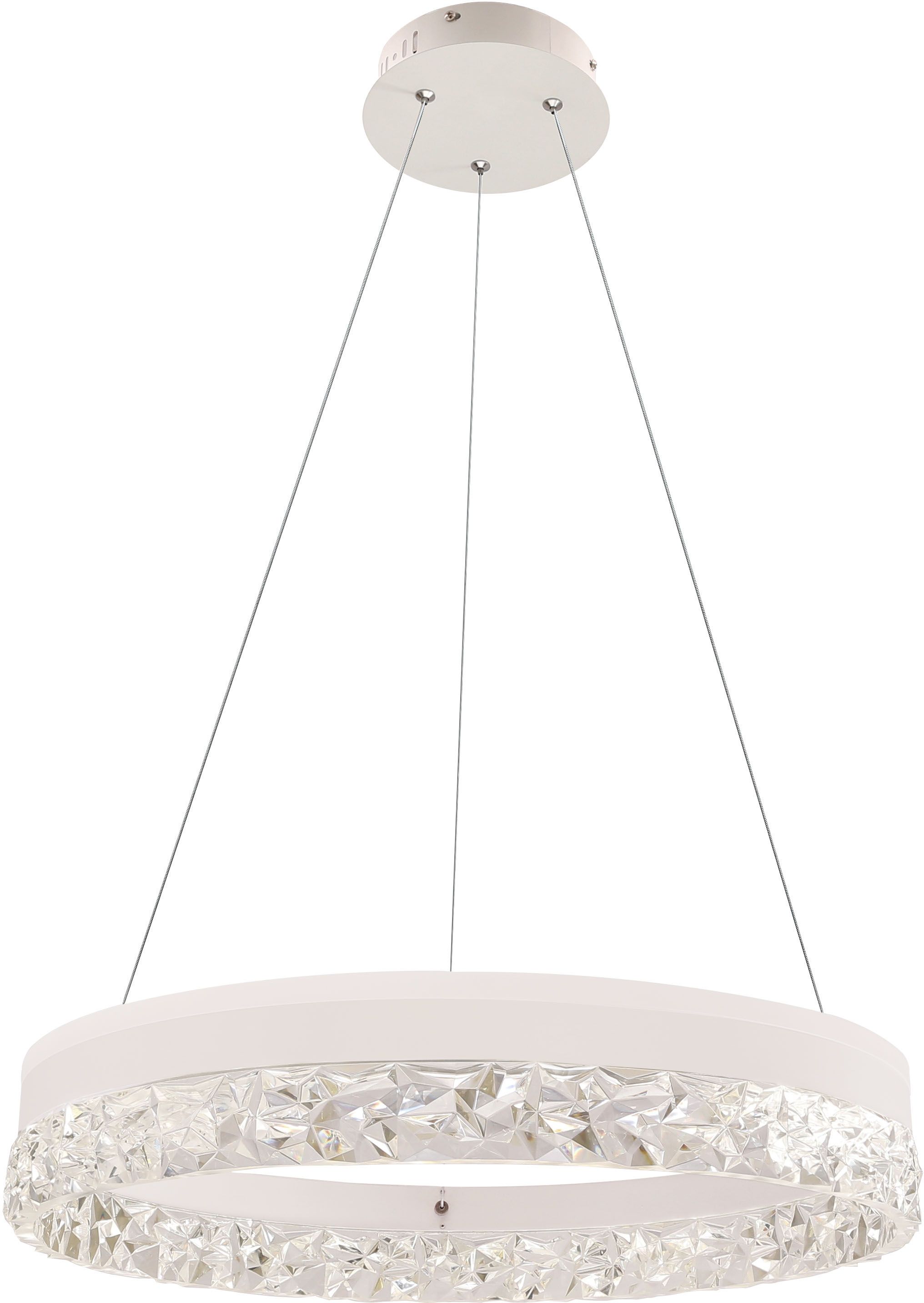 Candellux Frozi lámpara colgante 1x32 W blanco 31-35547
