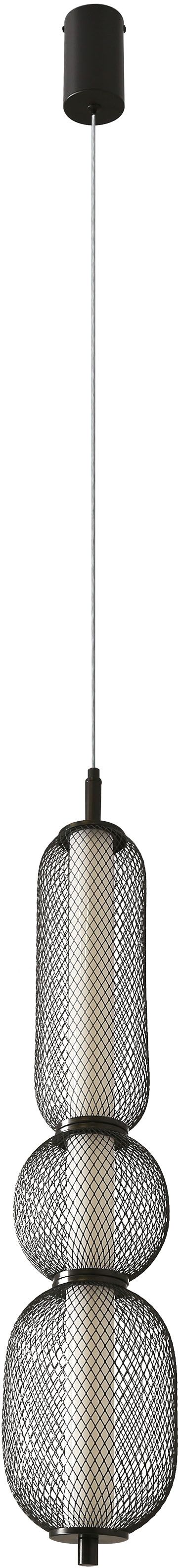 Candellux Puma lámpara colgante 1x15 W negro 33-35363