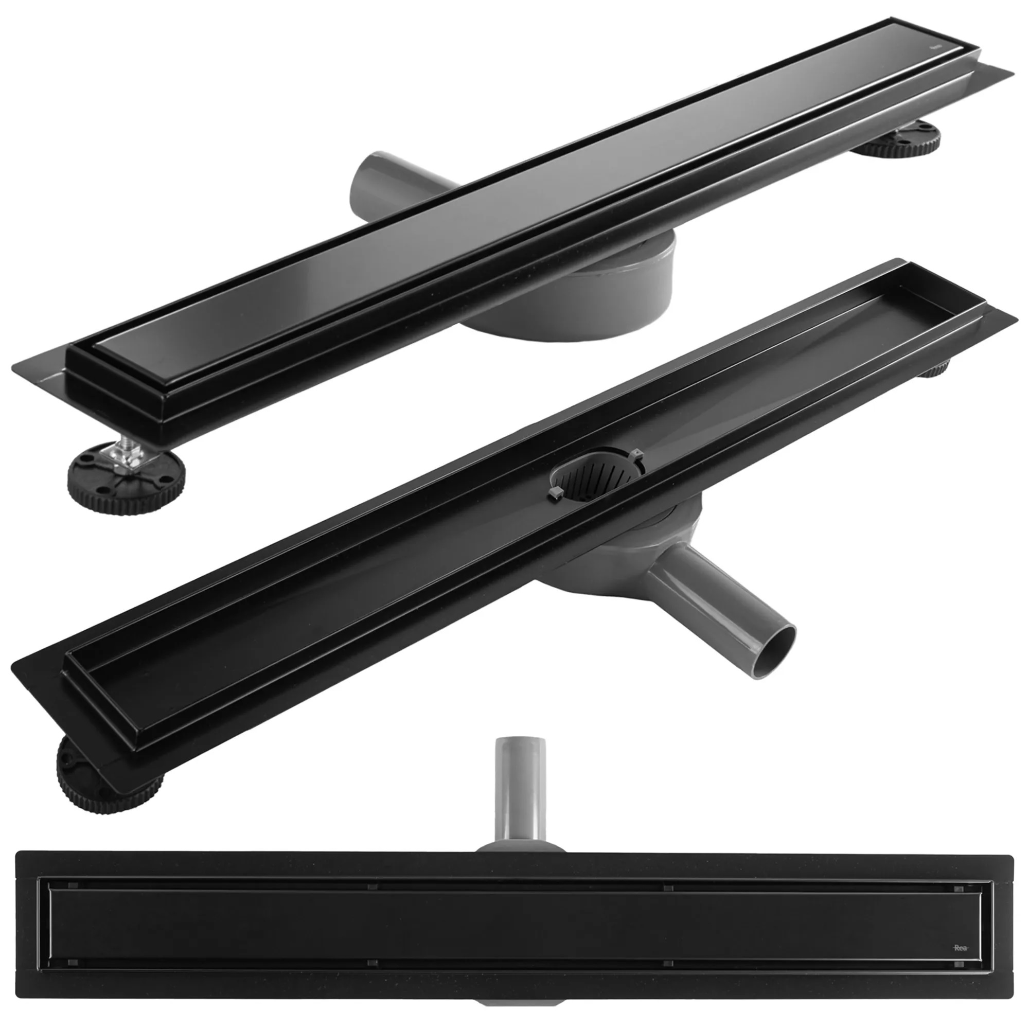 Rea Neox Pro desagüe lineal 80 cm negro REA-G7803