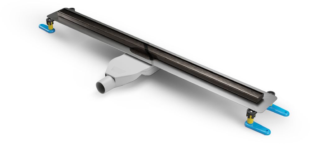New Trendy Visio Slim GunMetal desagüe lineal 60 cm OL-0091