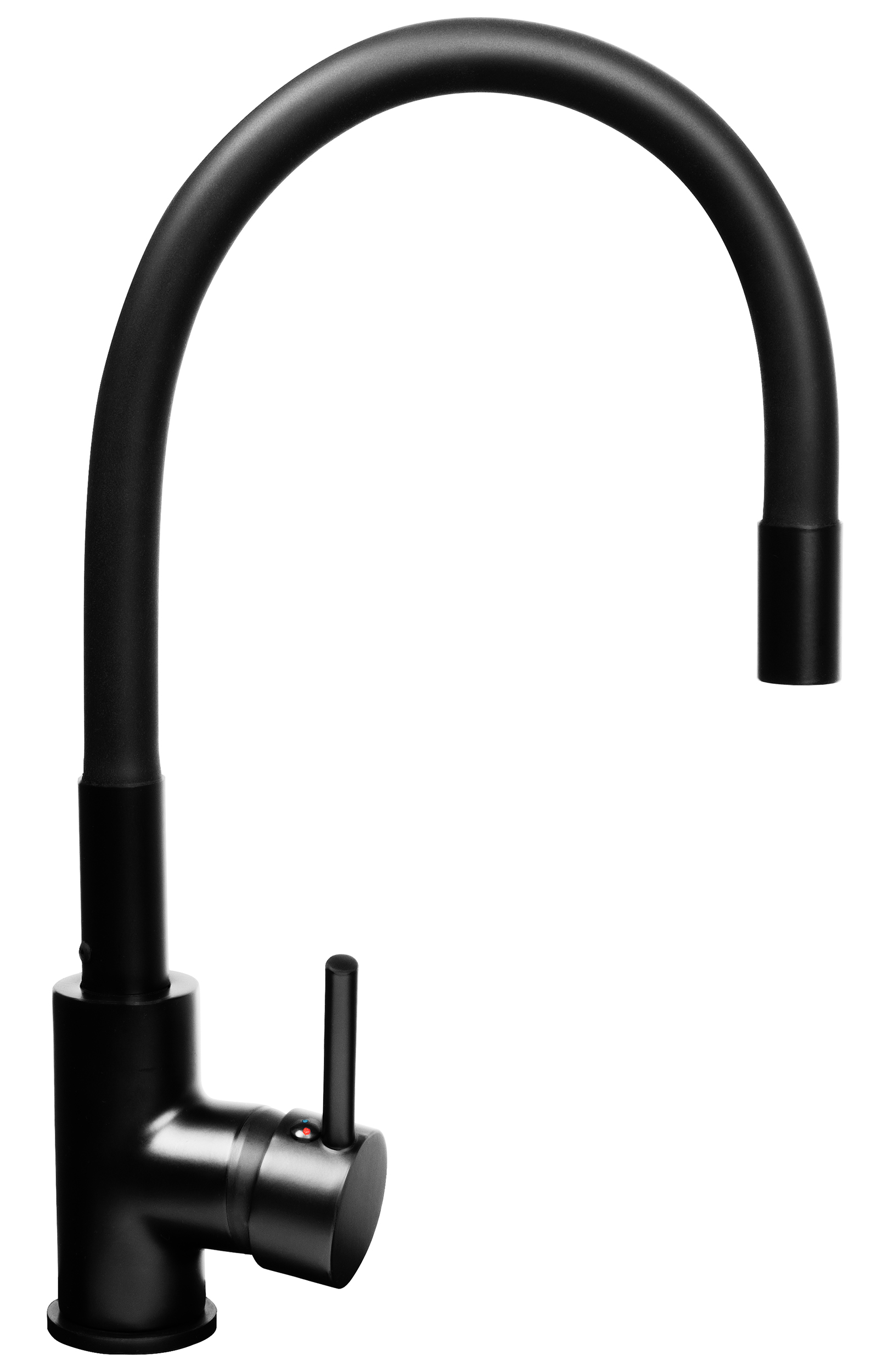 Pyramis Flessi grifo de cocina de pie negro 090941901