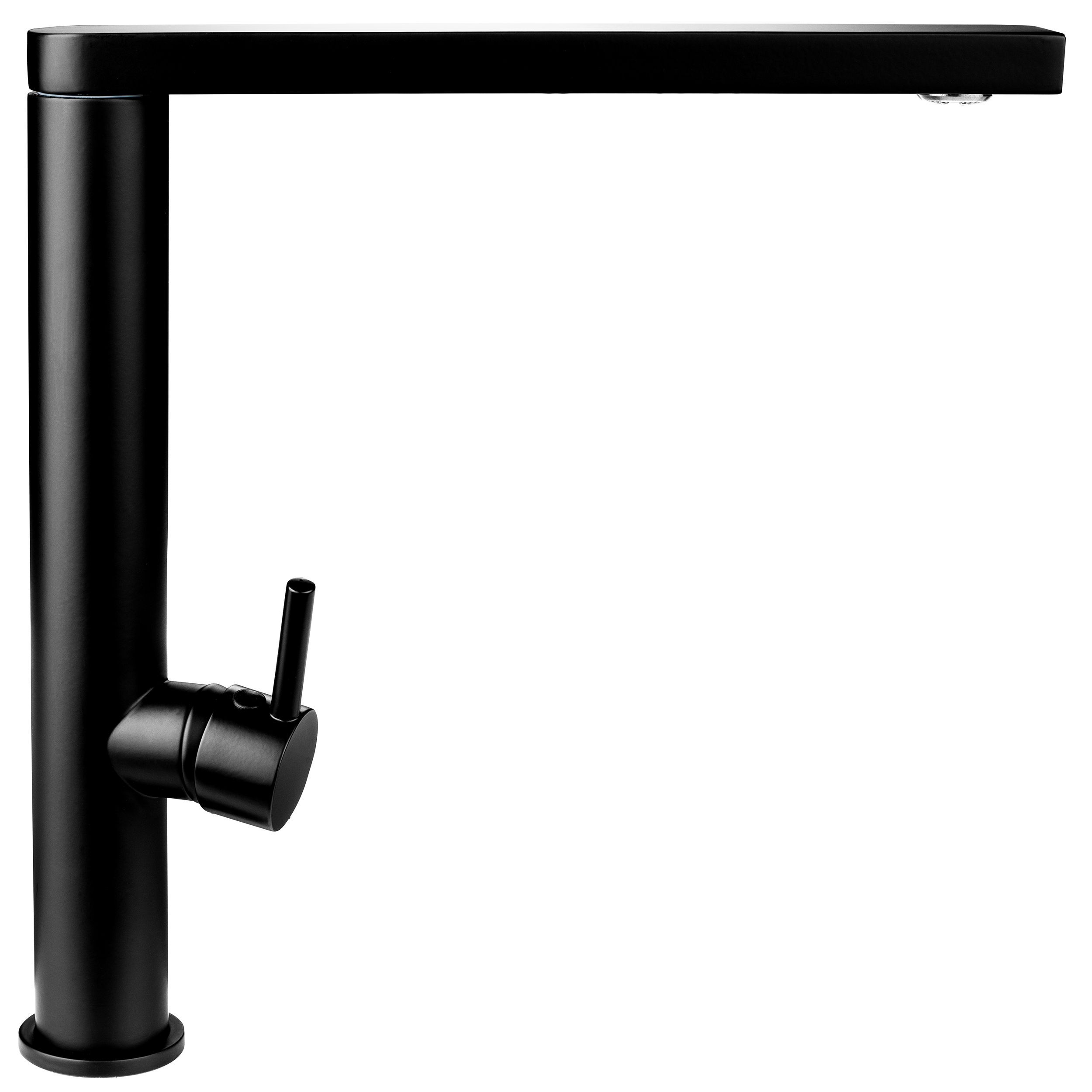 Pyramis Trigono grifo de cocina de pie negro 090942001