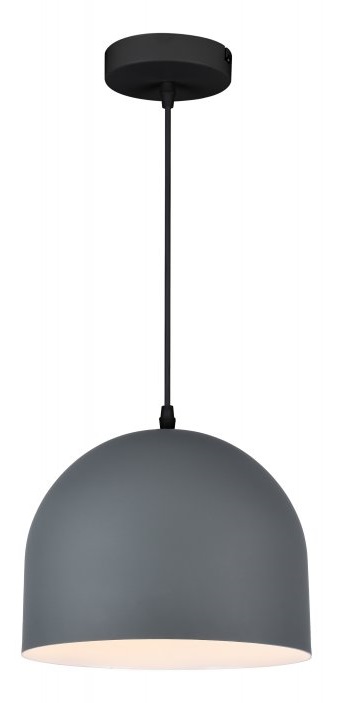 GTV Katilu lámpara colgante 1x40 W gris/gris ceniza OS-KATI-15-DEC