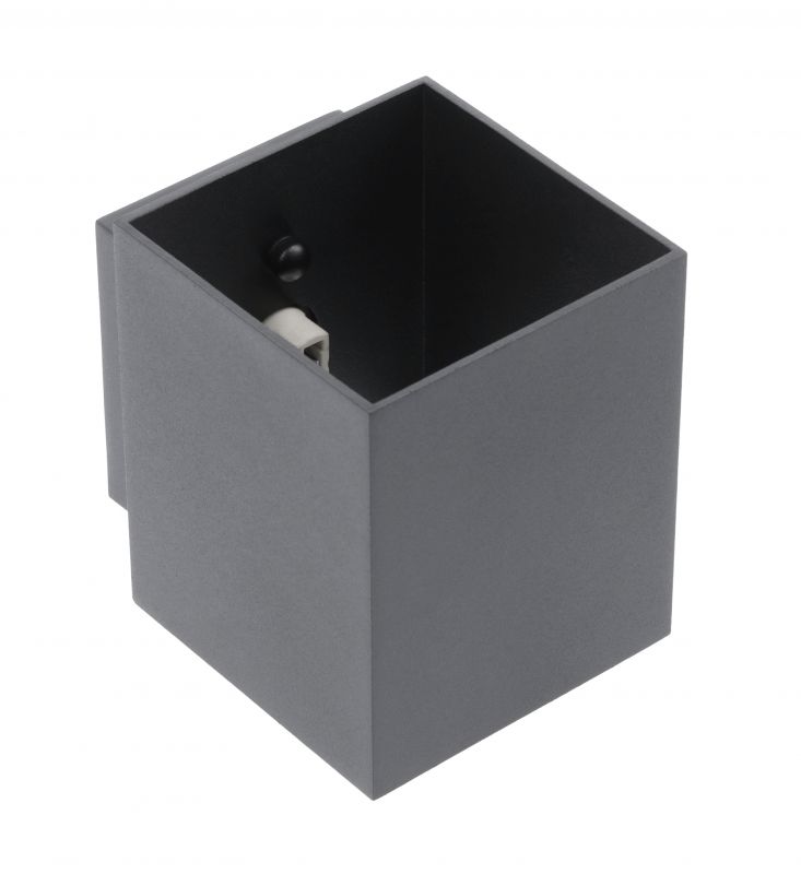 GTV Campione lámpara de pared 1x40 W negro OS-CAMD40WG9KW-00