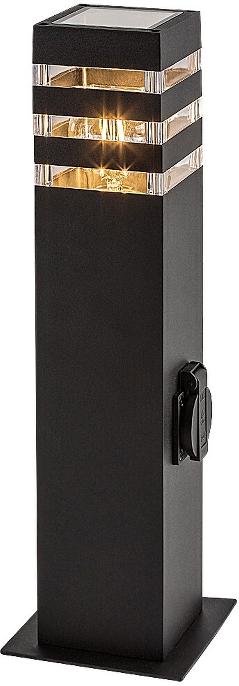 Rabalux Ankara lámpara de pie para exteriores 1x12 W negro 77122