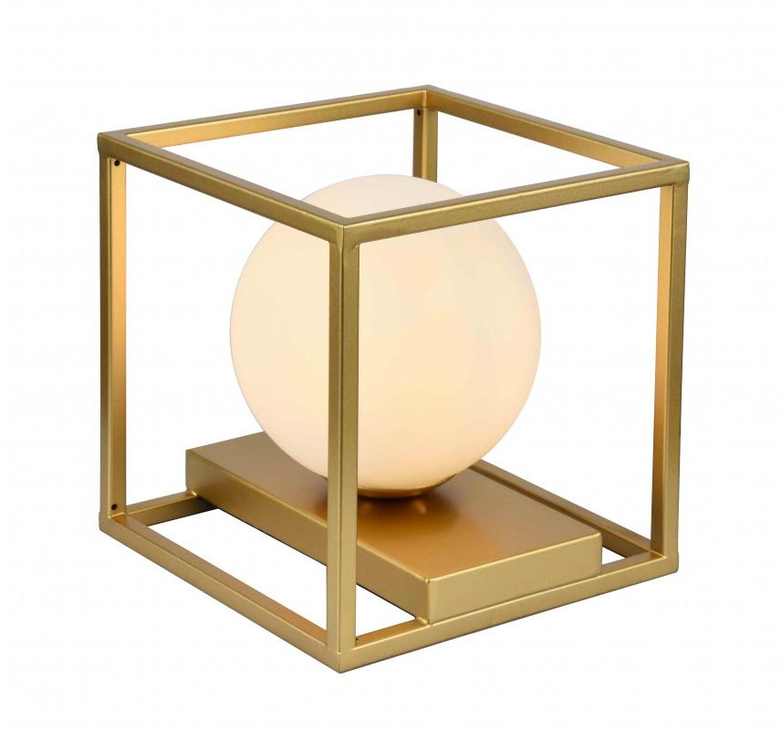 GTV Avelin lámpara de sobremesa 1x40 W oro OS-AVEL-40-DEC