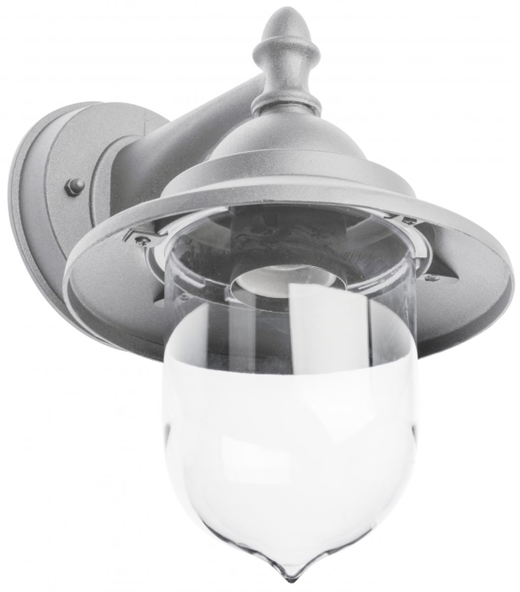 GTV Toskana-Ad lámpara de pared para exteriores 1x60 W gris OS-TOS0DA-80
