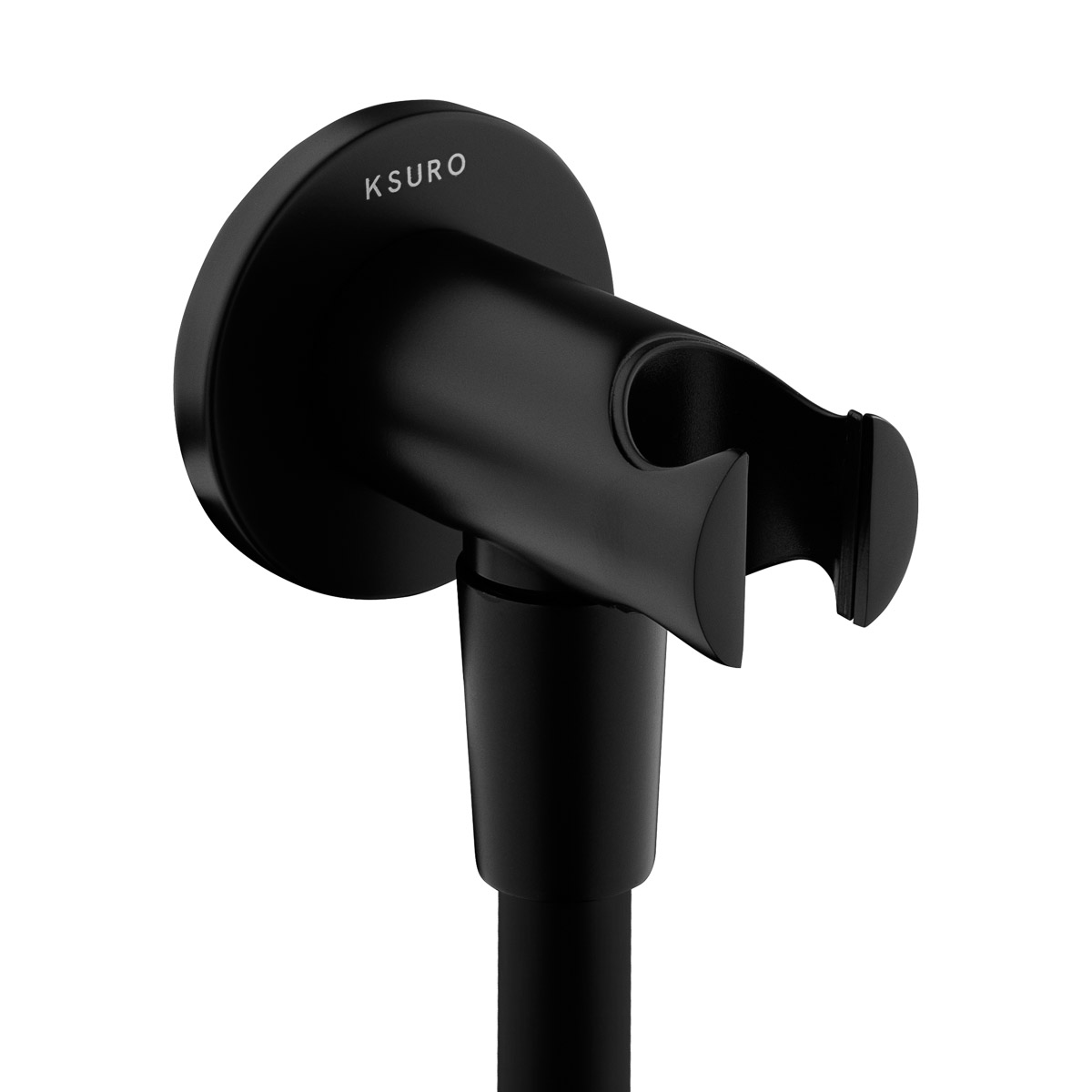 Ksuro 01 codo de conexión a pared negro 19002030