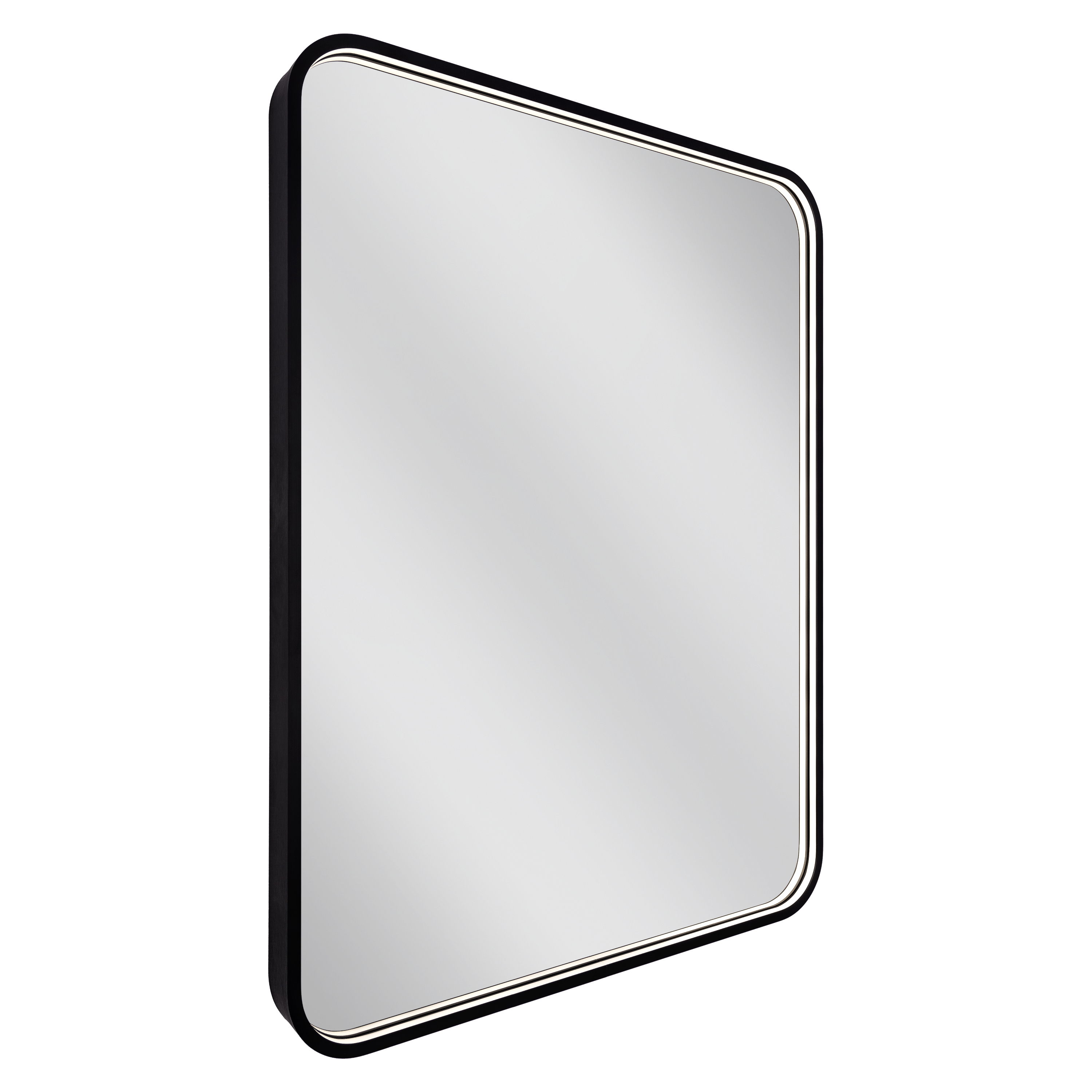 Dubiel Vitrum Soho espejo 60x80 cm con iluminación negro 5905241013237