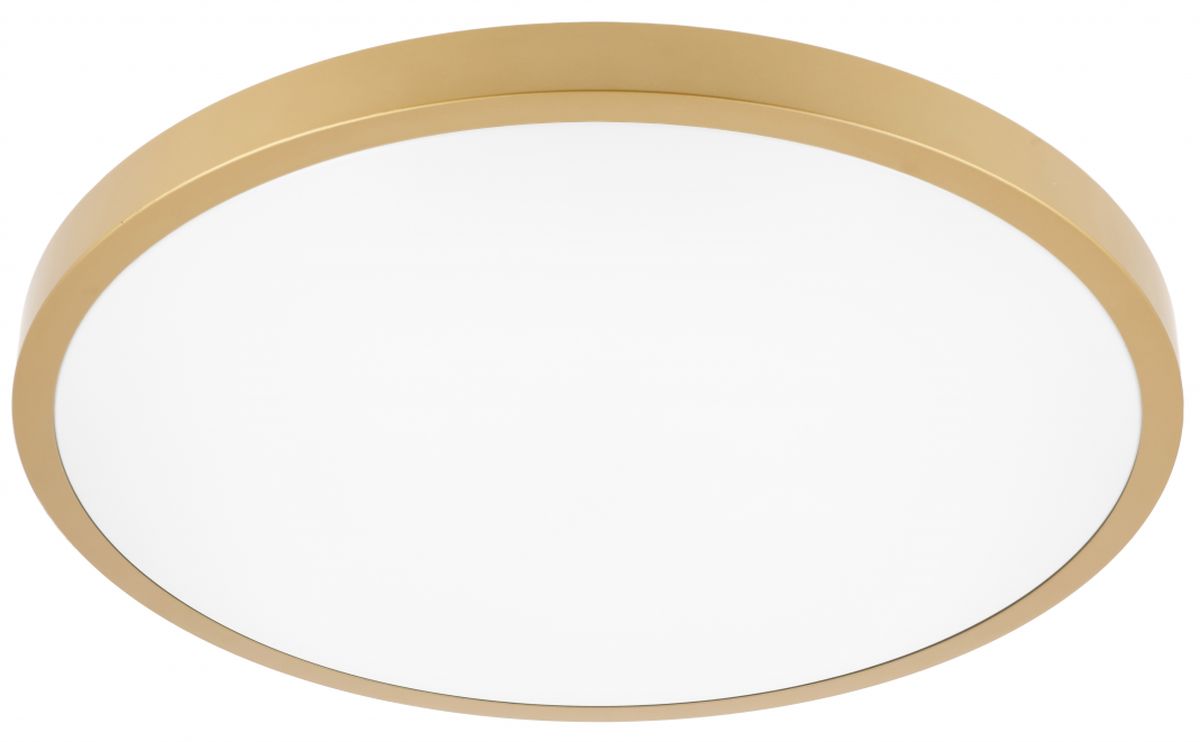 GTV Atol plafón 1x32 W blanco-oro LD-ATOL32W-NW-40