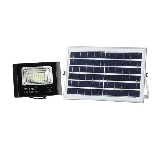 V-TAC lámpara solar colgante 1x12 W negro 8573