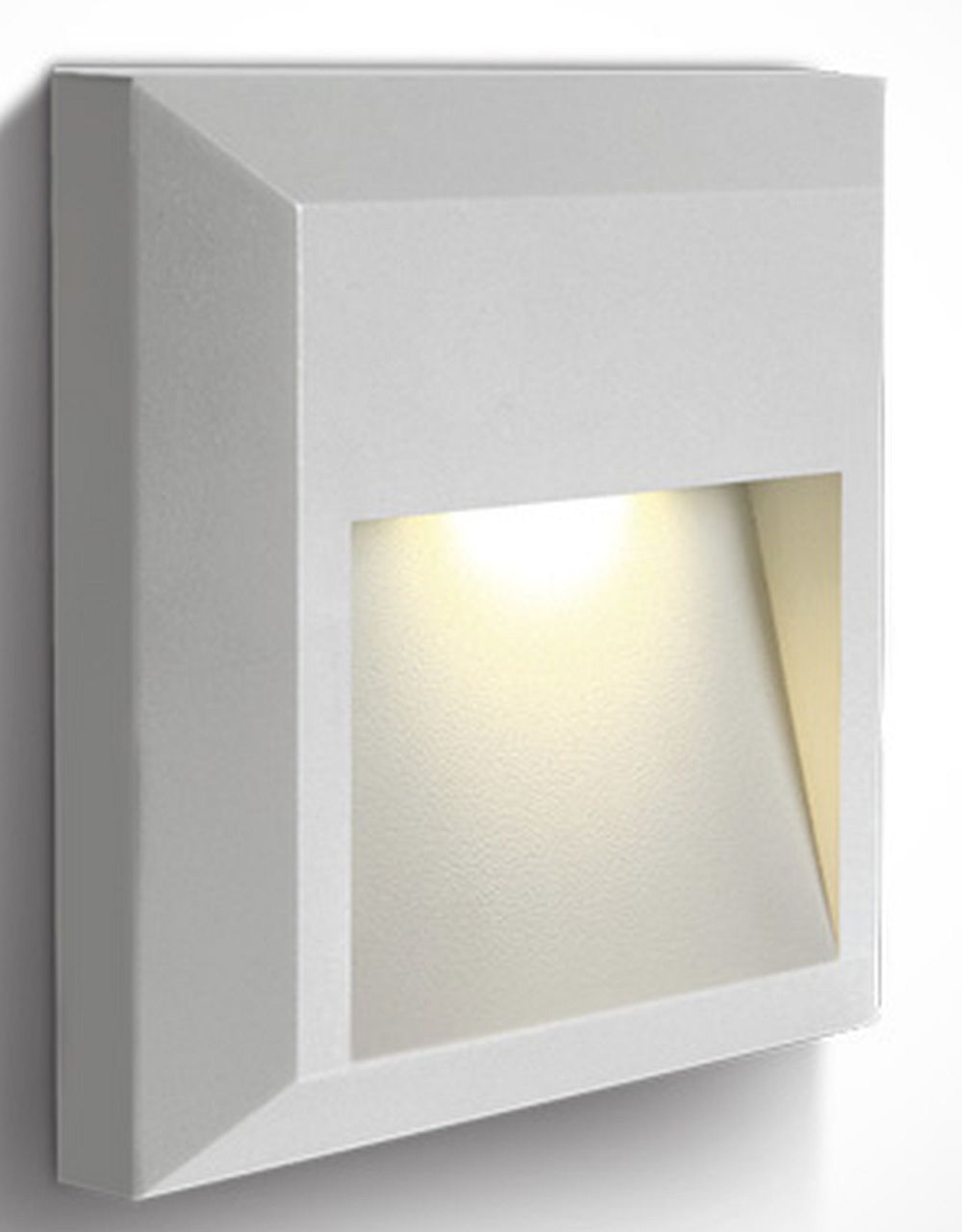 One Light Kesario lámpara de pared para exteriores 1x2 W blanco 67388B/W/W