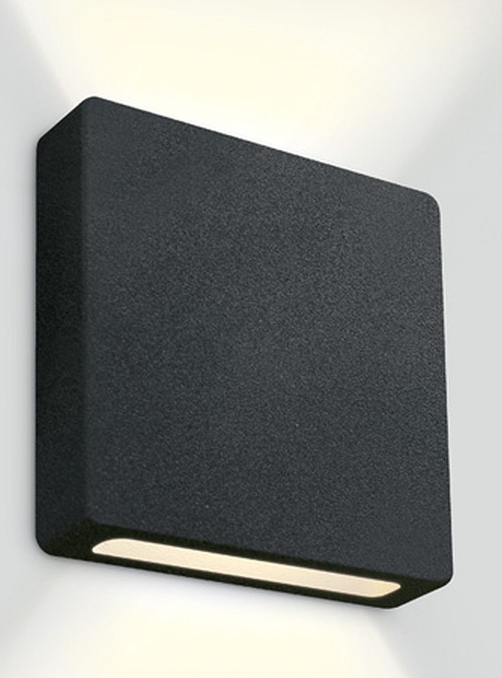 One Light Stavri 2 aplique bajo exterior 1x2 W negro 68074B/B/W