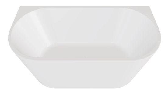 Besco Vica bañera de pared 170x80 cm oval blanco #WAS-170VNBO