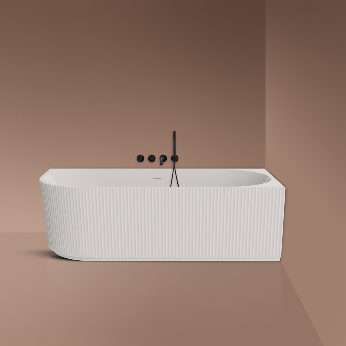 Oltens Hamnes bañera de esquina 170x80 cm derecha blanco 11009000