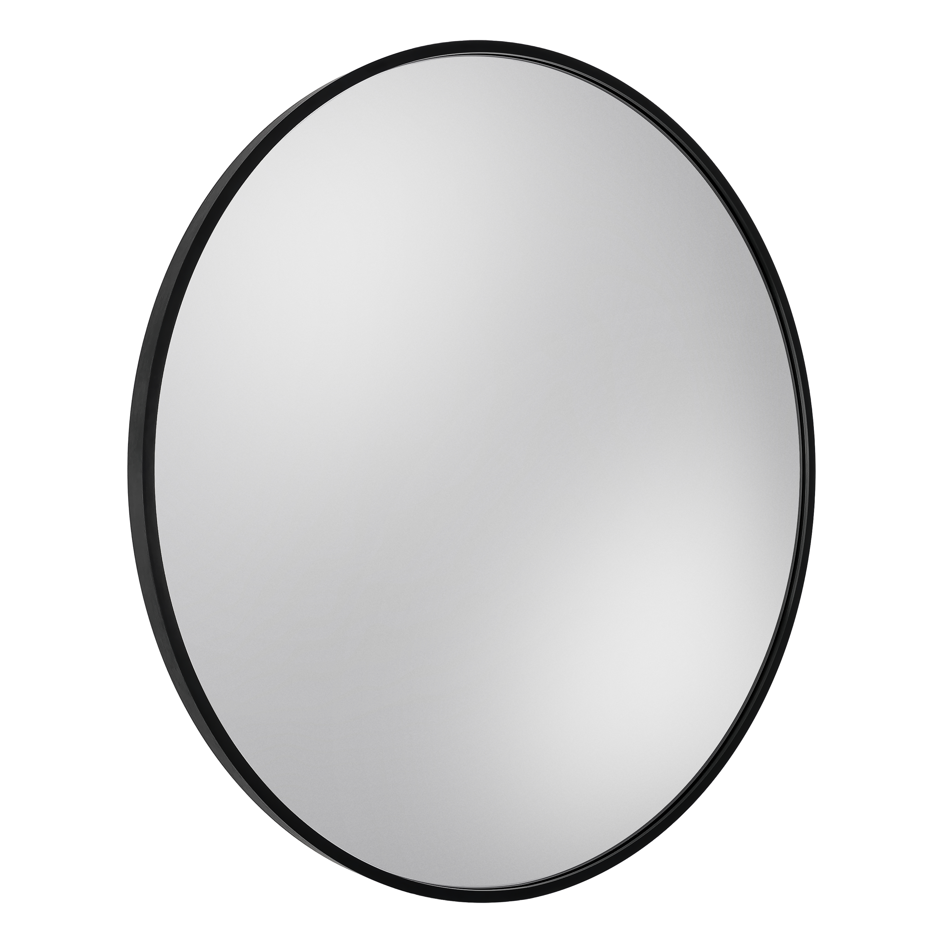 Dubiel Vitrum Zoe espejo 60x60 cm circular con iluminación negro 5905241012964