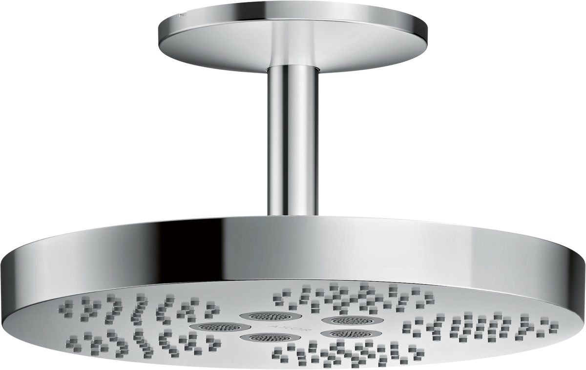 Axor One brazo de ducha con efecto lluvia 28.2x28.2 cm circular cromo 48493000