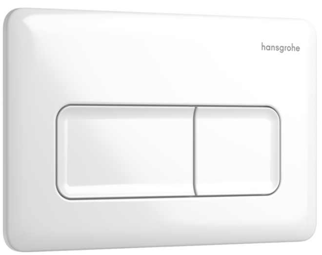 Hansgrohe iFrame Original Q botón de descarga para WC blanco 66001450