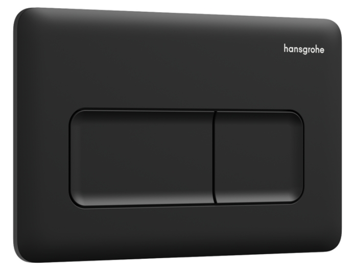 Hansgrohe iFrame Original Q botón de descarga para WC negro 66001670