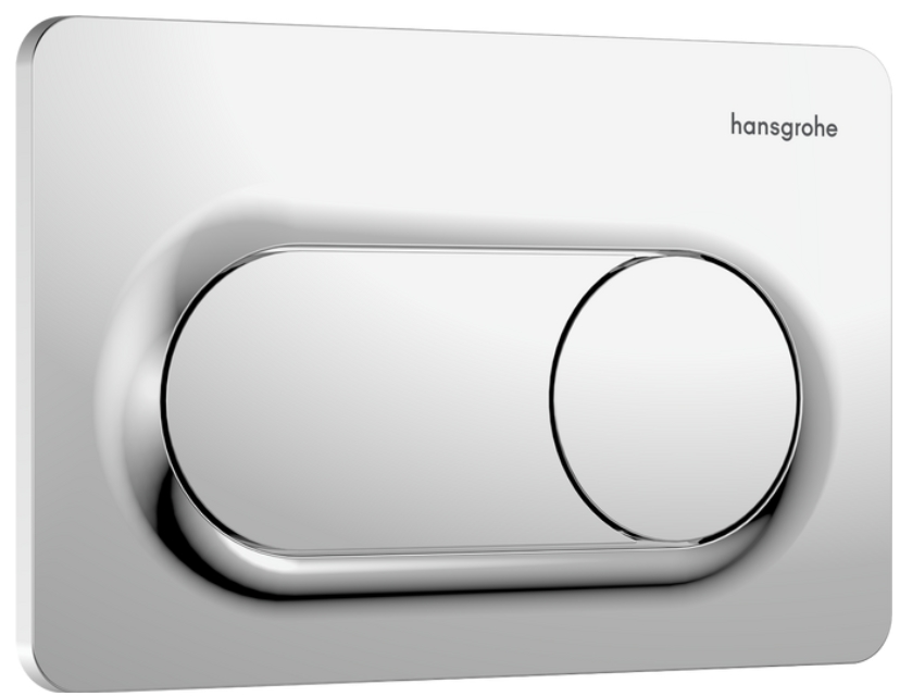 Hansgrohe iFrame Original S botón de descarga para WC cromo brillante 66002000
