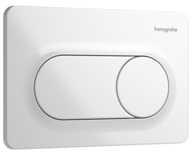 Hansgrohe iFrame Original S botón de descarga para WC blanco 66002450