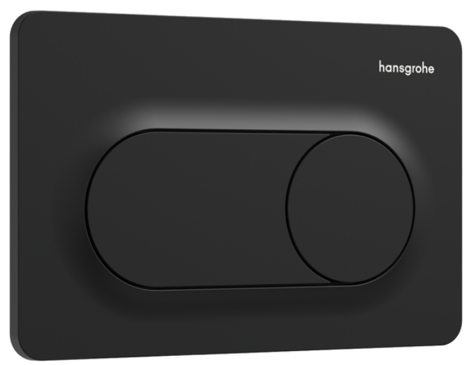Hansgrohe iFrame Original S botón de descarga para WC negro 66002670