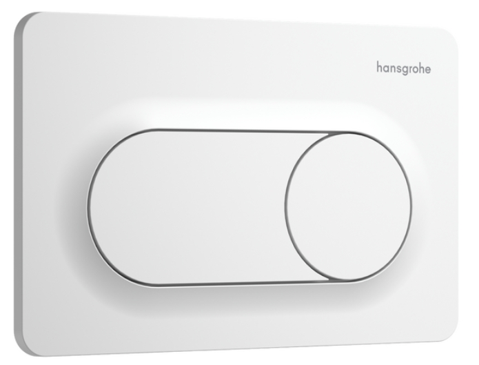 Hansgrohe iFrame Original S botón de descarga para WC blanco 66002700