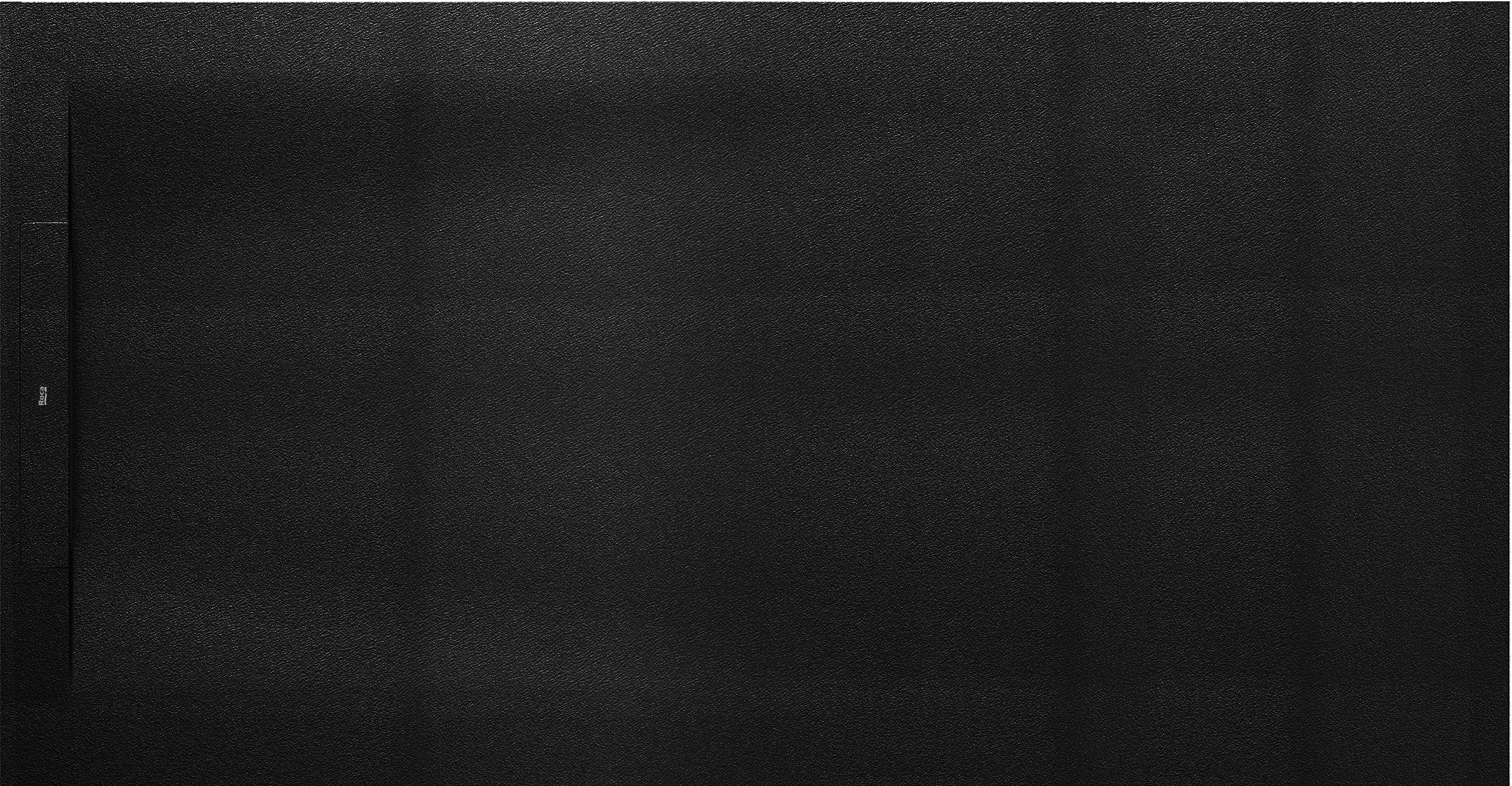 Roca Pyros plato de ducha rectangular 200x100 cm negro AP9017D03E803400
