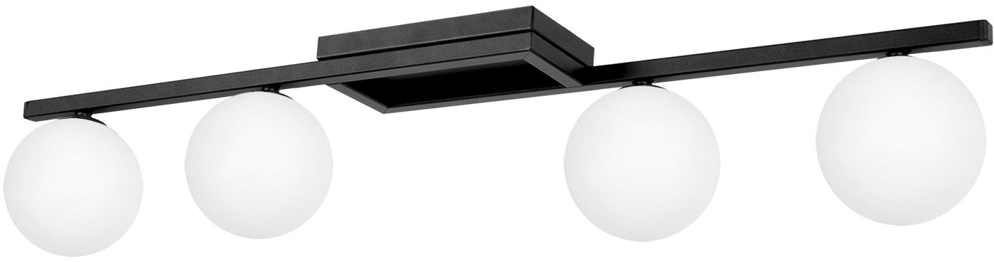 Kaja Korfu lámpara de techo 4x10 W blanco-negro K-5460