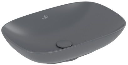 Villeroy & Boch Loop & Friends lavabo 56x38 cm rectangular sobre encimera mate 4A4900i4