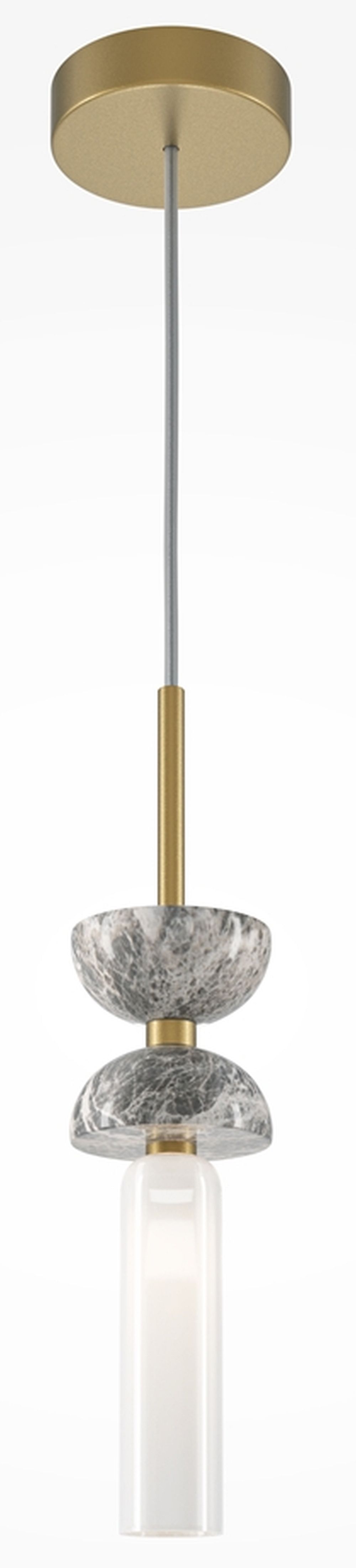 Maytoni Kyoto lámpara colgante 1x28 W gris/gris ceniza MOD178PL-01GR