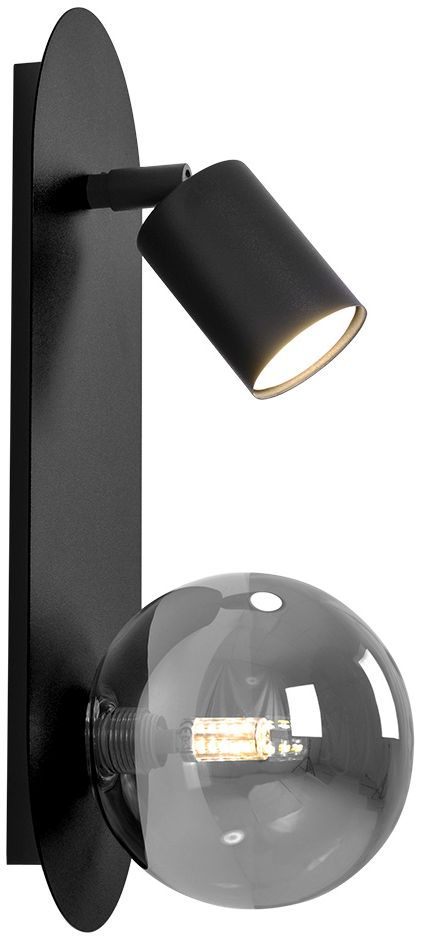 Kaja Aries lámpara de pared 2x10 W negro-grafito K-5482