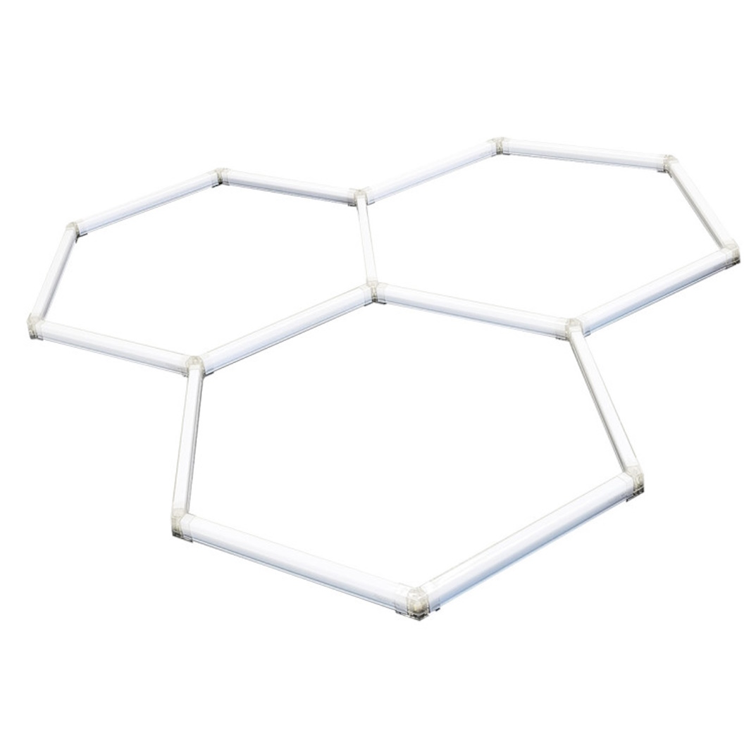 Light Prestige Geometric New lámpara led de techo x4 W blanco LP-0209/3C 4K