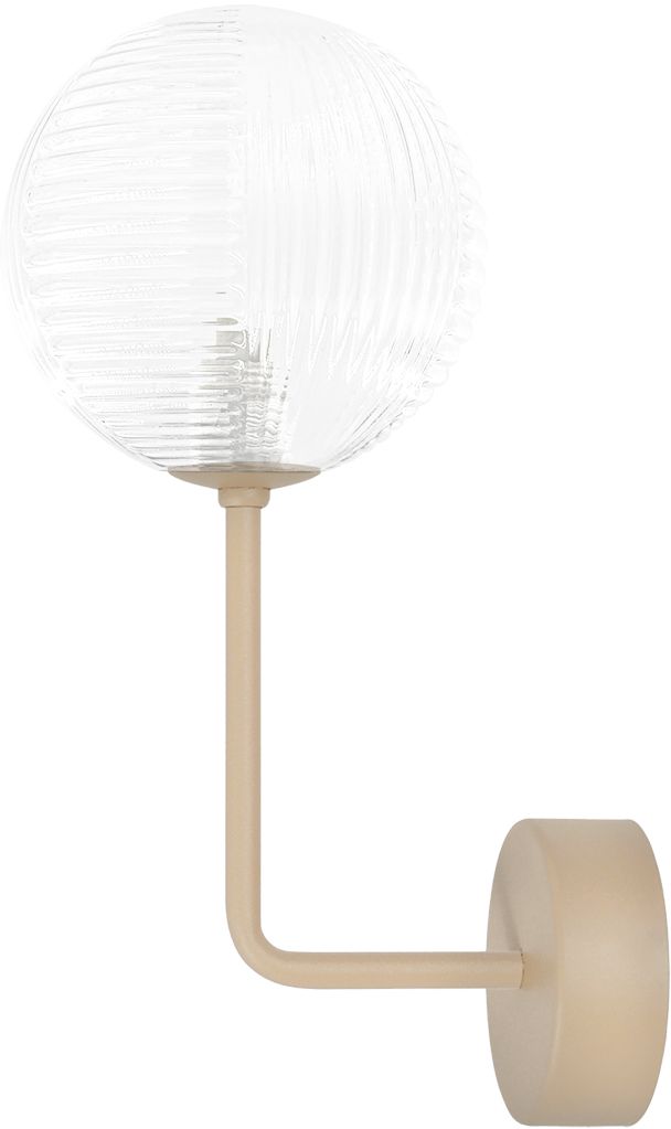 Kaja Casoli lámpara de pared 1x10 W transparente-beige K-5712