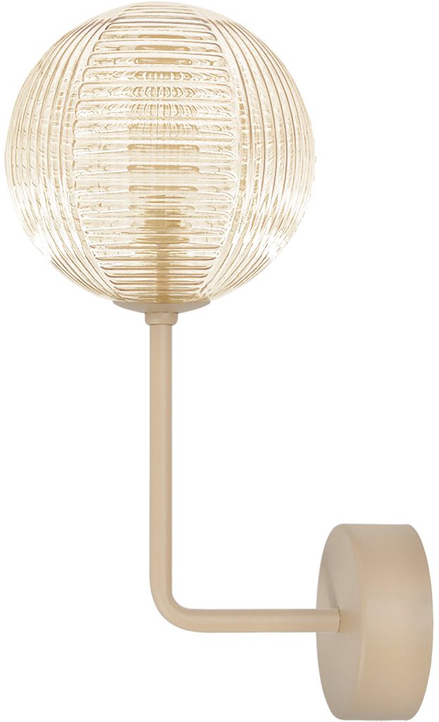 Kaja Jukon lámpara de pared 1x10 W ámbar-beige K-5715