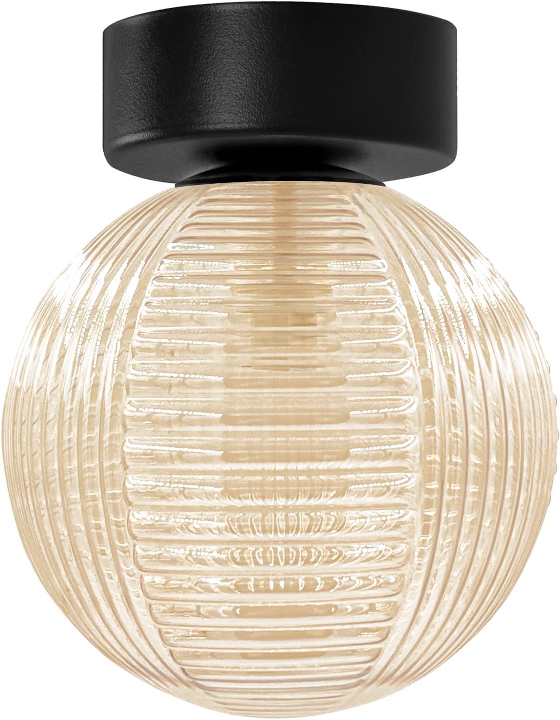 Kaja Giro lámpara de techo 1x10 W negro-ámbar K-5686