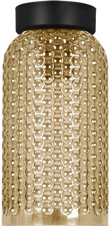 Kaja Capri lámpara de techo 1x15 W negro-ámbar K-5623